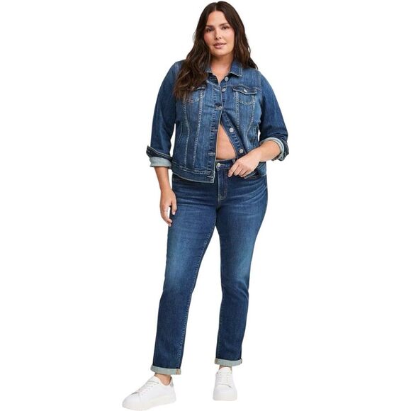 |EUC| TORRID Perfect Boyfriend Mid-Rise Jean (Short) - Picture 1 of 11